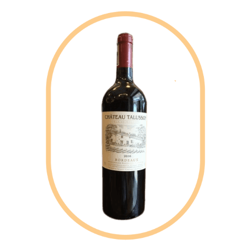 France Red Wine - Chateau Talusson Bordeaux